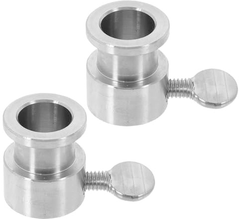 Parliky 2 Pièces Accessoire Rotisserie BBQ Acier Inoxydable Contrepoids Équilibrant pour Broche de Barbecue Manchon Rotatif Robuste et Léger pour Rôtissoires Barbecue et Cuisson Uniforme
