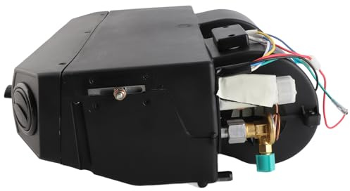 Keenso Aire Acondicionado Universal, Evaporador de CA para Automóvil de 12 V 30 W con Bobina de Aluminio de 4 Vías de 32 Pasos y Soplador de 3 Velocidades, para Autos Clásicos,