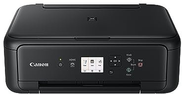 Canon PIXMA TS5150 Drucker Farbtintenstrahl Multifunktionsgerät DIN A4 (Scanner, Kopierer, Farbdisplay, 4.800 x 1.200 dpi, USB, WLAN, Duplexdruck, 2 Papierzuführungen) schwarz