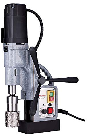 EUROBOOR Magnetic Drill Press - 1600W / 14.5A Portable Drilling Machine with 2-3/8 Annular Cut Capacity & Two Speed Gearbox - ECO.60S