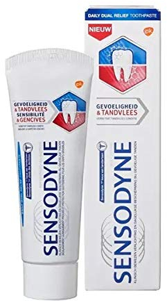 6er Pack - Sensodyne Zahnpasta - Empfindlichkeit & Zahnfleisch (Gevoeligheid & Tandvlees) - 75 ml