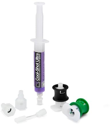Errecom Cool-Shot Ultra, A/C Performance Enhancer Additive to Restore the Original Efficiency of Air Conditioning and Refrigeration Systems (Vehicle A/C systems included), 6 mL Cartridge