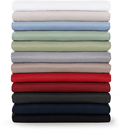 Blumtal® Basic lakan 240x275 cm - Lakan utan resår - OEKO-TEX-certifierat - Mikrofiber - Dark Ocean Blue - Blue
