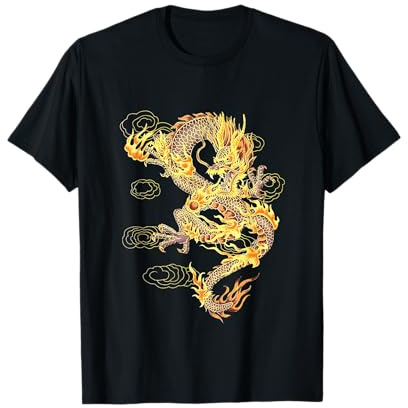 East Asia Dragons Claw Art Co. Traditional Chinese Dragon Symbol Of Power And Strength Unisex Adults T-Shirt Black Small