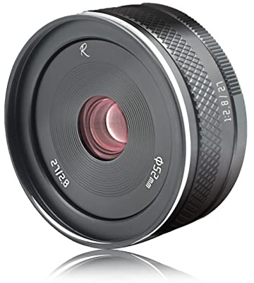 AstrHori 27 mm F2,8 II Objektiv mit großer Blende Manuelles APS-C-Objektiv Kompatibel mit Fuji Fujifilm X-Mount Mirrorless Camera X-PRO1,X-E1,X-E2,X-E3,X-H1,X-T1,X-T10,X-T2 usw.(Grau)