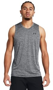 Under Armour Men's Tech Tank Top, 025 Gray, XLT