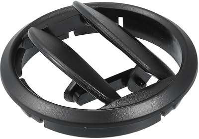 A ABSOPRO Runder Schwarzer AC-Luftauslass 76mm 68mm Für Wohnmobil 1 Stück | Für Bus, Boot, Yacht, Wohnwagen, Auslass 65mm, Einstellbare Lamellen, Leiser Betrieb