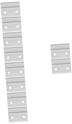 Gadpiparty 5 Sätze Hängendes Aluminiumprofil Zahnspange Hardware Kopfteile Wandmontiertes Kopfteil Kleiderbügel Schwerlastspiegel Zum Aufhängen Aluminiumlegierung Frankreich