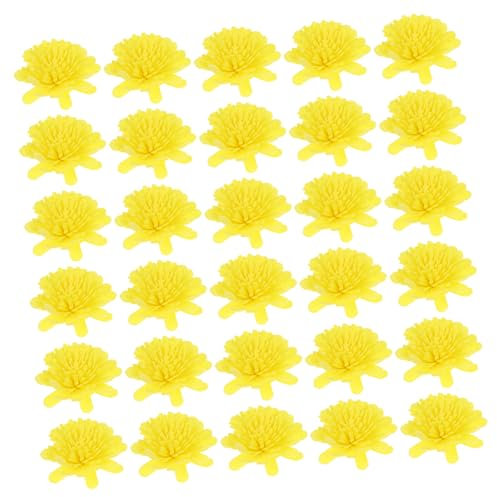 HAWILLOSCH 100stücke Teiliges Diffuser Blumen Chrysanthemen Aus Pe Gelbe Aromablumen Für Ätherische Öle Aromatherapie Zubehör Zur Raumduftgestaltung Und Dekorativen Verwendung Zuhause