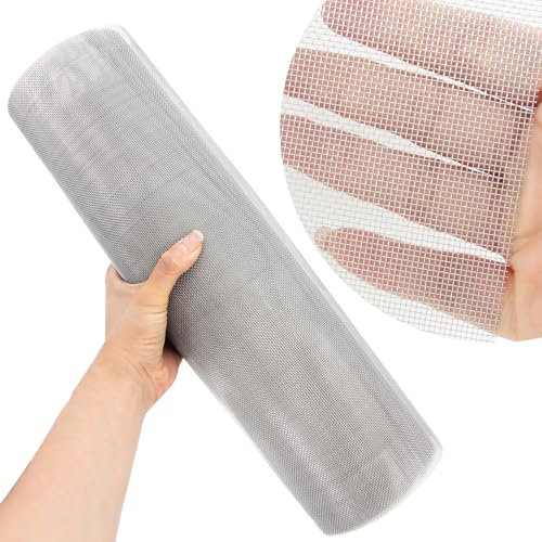 Grillage Anti Rongeur Rigide, Grillage Fin 20 Mailles Grille Anti Rongeur 40,5 cm × 205 cm Diamètre Du Fil 0,3 mm, Grillage Garde Manger Grillage Voliere Jardin Moustiquaire Grille Inox