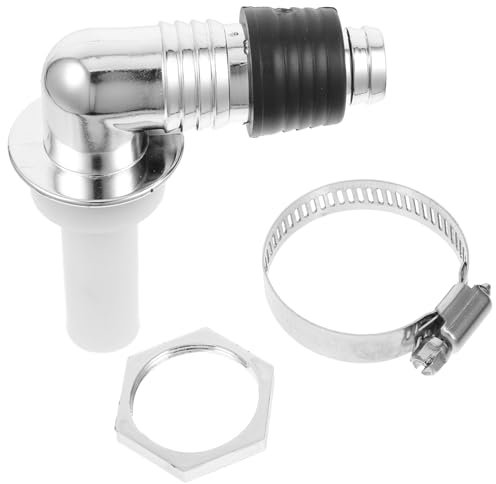QUMIIRITY Washing Machine Drain Hose Connector with Clamp Flexible Adapter for Washing Machines and Dishwashers for Bathroom and Basement Floor Drain Connections