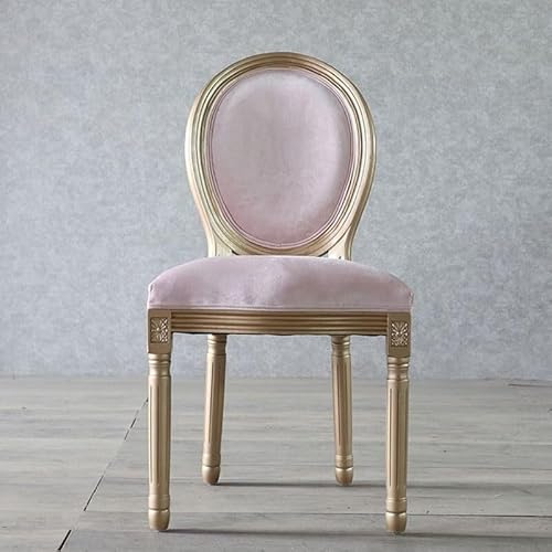 NMVAWIPT 2pcs- Armless Dining Chair With Foot Pads, Modern Kitchen Upholstered Side(Pink)