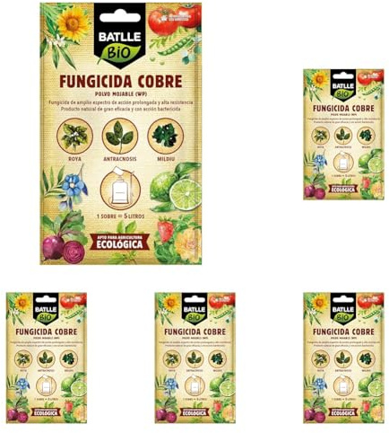 Semillas Batlle Fungicida Cobre Sobre para 5L, El embalaje puede variar (Paquete de 5)