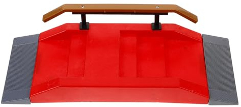 GALPADA Mini Rampa de Patineta y Obstáculos para Patinetas de Dedo, Accesorios para Niños y Adultos, Tamaño Compacto, Diseño DIY, Parque de Skate Personalizado, Entrenamiento de Trucos,