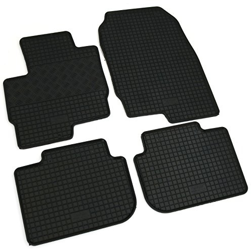 Gummi Fußmatten Set, 4teilig, Gummifußmatten Gummimatten Matten