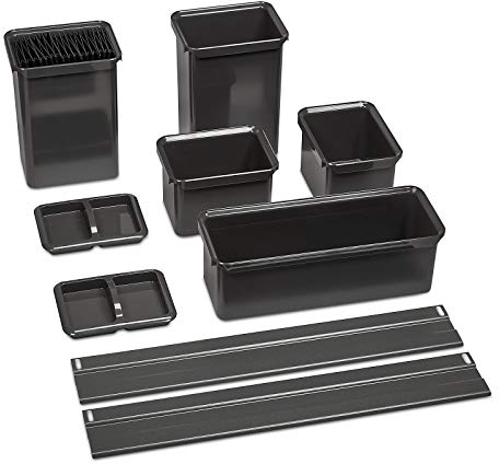 YouboXx-Set 1 Ordnungssystem anthrazit für Apothekerauszug DISPENSA, DISPENSA Swing, DISPENSA junior Einteilungssystem/Zubehör für Nobilia Apothekerschränke von SO-TECH®