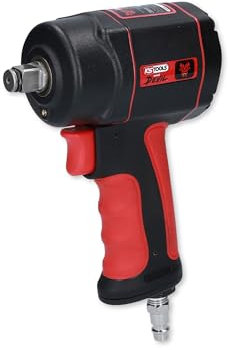 KS Tools Hochleistungs Schlagschrauber Druckluft miniDEVIL 1/2 515.1315 I 3-fache Drehmomentvorwahl 210, 503, 755 Nm mit max. Löse-Drehmoment 1084 Nm I Zum Anziehen & Lösen von Schrauben
