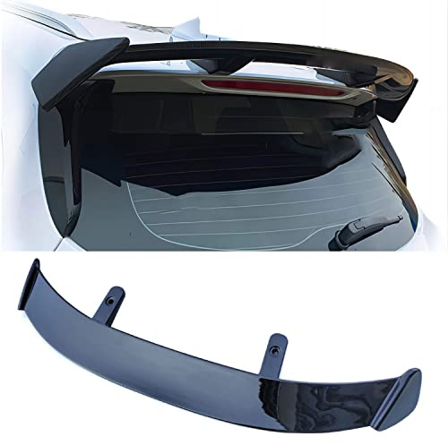 ISTOVO Spoiler Posteriore per Nissan Micra K14 K13 C+C 2005-2022, ABS Alettone Auto, Durevole Bagagliaio Spoiler Alettone Decorazione Protezione, Tuning Auto Accessori,Black