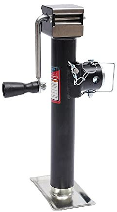 1 x Auto Anhänger Stützfüße, Anhänger Stützen, Parkplatz Halterung, Anhängerstütze, Auto Anhänger Kurbel Stützhöhe 45.5-71 cm einstellbar, Heavy Duty Anhänger Halterung,2000 lbs Tragfähigkeit.