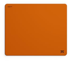 Fnatic MAX Focus 3 L Pro Gaming Mouse Mat, Sunrise Orange Smooth Cloth Control Surface, Water Resistant Coating, for Esports with Non-Slip Poron Foam Base and Micro-Knit Stitched Edges (480x400x6mm)