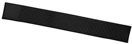 Tapis de Déversement de Dessus de Bar, 60x8x1CM Tapis de Rail de Barre en PVC Tapis de Comptoir en PVC Tapis de Tasse Antidérapant Barman Tapis Noir Tapis de Fourniture de Barre