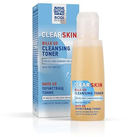 BODI BEAUTY GD Clear skin Superaktives Tonikum mit Kräuterextrakte, Teebaumöl, Hydroxysäuren |porenreiniger gesicht & gesichtspflege| anti pickel und toner gesicht | für fettige und Mischhaut | 100ml