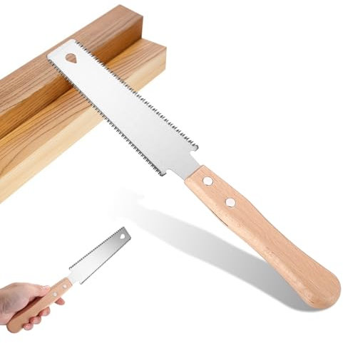 Japansäge Handsäge Holzsäge Hand, Japan Sägen, Klein Feinsäge Holz, Dübelsäge, Zweischneidig Zugsäge, Feinsäge Japanische Säge, Kleine Handsägen, Japansägen Gehrungssäge Woodworking Laubsäge