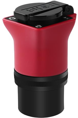 BOROCO Adattatore Tipo2 a Schuko, Chargeur Type 2 3.5KW 16A 220V ou Adaptateur pour Station de Recharge de Voiture Type 2 E vers Prise Schuko, Déchargeur de Station Type 2 (Rouge)