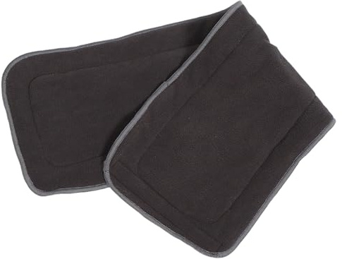 CONGARTENO Diaper Inserts Liners Adult Mens Diapers Bamboo Fiber Pocket Cloth Cloth Adult Inserts Wrappable Bamboo Liners Dark Grey