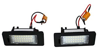 V-030610 Plaque D'immatriculation Lampe 12V E11 24 LED