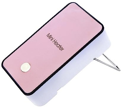 Safety Energy-Saving Heater Mini Portable Room Office Desktop Electric Fan Heater Air Warmer Pink