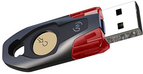 Clé de sécurité Winkeo-A FIDO2 (+U2F) USB Type-A, authentification Passwordless et multifacteur pour protéger Ses comptes en Ligne
