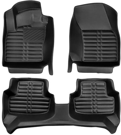 fussmattenprofi Fußmatten für Seat Ateca 2016-2026 TPE-Kunstleder Allwetter Auto Fussmatten, Antirutschmatten Gummimatten, Allwetter Autofußmatten Zubehör