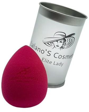 Lalano'S Cosmetics Elite Lady Makeup-svamp het röd