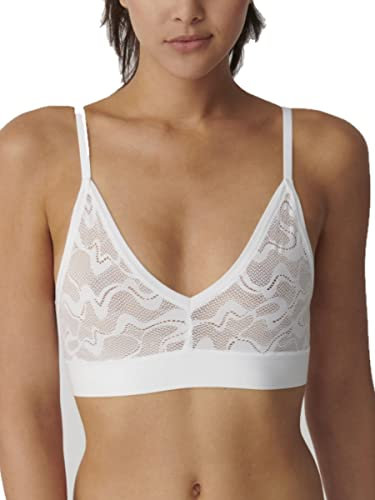 Sloggi Women's GO Allround Lace Bralette Bustier, White, One