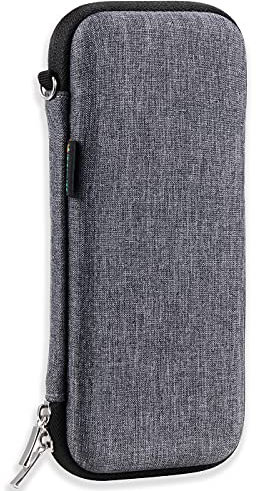 iDream365 Upgraded Hard Pencil Case Box for Adults,Durable Pen Carrying Case with Zipper-Grey