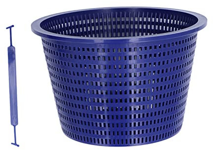 Buachois Cesta para Skimmer de Piscina,Cesto de Skimmer,20,5 X 13cm/8,1 X 5,1in Skimmers Limpia Desechos y Hojas para Piscinas Enterradas y Piscinas, Kit de Limpieza de Piscina de Plástico