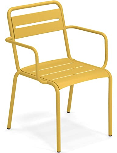 Emu Sessel Star aus Aluminium Art. 1362 Farbe Gelb Curry 62