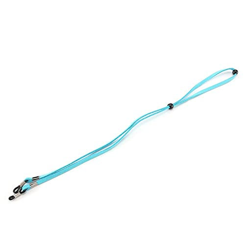DJLORD Brillenband Brillenband for Frauen Leder verstellbares Brillenband Elegantes Brillenband (Color : Blau, Size : 1)