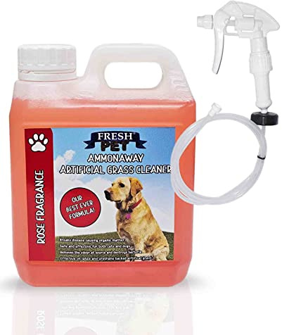 FRESH PET Artificial Grass Cleaner Dog Pet Friendly Disinfectant Deodoriser | Fresh Pet Ammonaway Artificial Grass Cleaner is the perfect solution for keeping your artificial turf lawns looking and smell