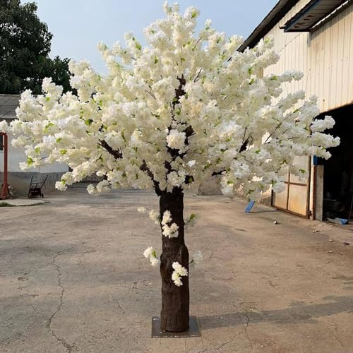 CGLYYDS Arbres de Cerisier artificiels Japonais,Fausse Fleur De Sakura en Soie, Fausse Décoration De Fleurs en Soie Sakura Faite À La Main, Arbre À Souhaits,H120W80cm