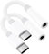 2 Pack Adattatore USB C Jack [Certificato MFi] Adattatore Cuffie USB C a 3.5 mm Adattatore Aux Audio Cavo Dongle Jack per iPhone 15/15 Pro/15 Pro Max/16/16 Pro Max, Samsung Galaxy, iPad Mini/Pro/Air