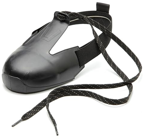 Copriscarpe di sicurezza, puntale protettivo per visitatori, protezione antiscivolo antiurto con fascia elastica regolabile, adatto alla taglia EU 36-46/taglia USA 8-12