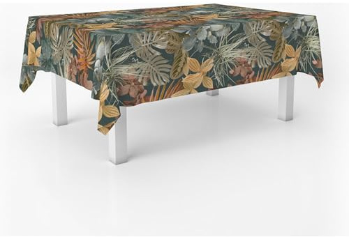 ECOMMERC3 | Tovaglia in tela cerata dimensioni 200x140 cm repellente macchie - Tovaglia in tela cerata color ESLA 100% Made in Spain - Non trasferisce liquidi