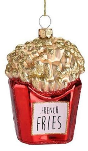Gift Company Hänger Pommes, rot/Gold