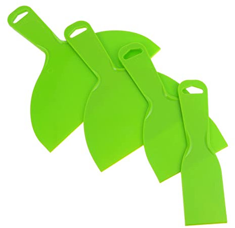Hemobllo 4stücke Fliesenschaber Aus Kunststoff Flexibles Spachtelmesser Für Wand Und Bodenreinigung
