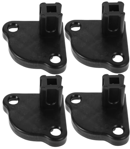Yardwe Support de Tente pour Camping-Car 4 Pièces en Plastique Noir Installation Rapide, Base Stable pour Tente à Quatre Pieds, Équipement Essentiel pour Camping en Plein Air