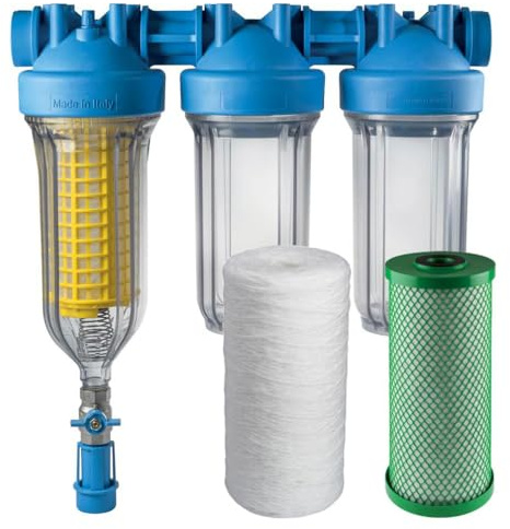 HYDRA Big Trio Rainmaster Filtre à eau de pluie 1 Filtre à eau de fontaine Filtre à eau domestique Chlore