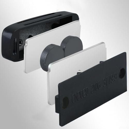 Sistema di chiusura magnetica affidabile e soluzione per tenere le porte chiuse in varie impostazioni (nero)