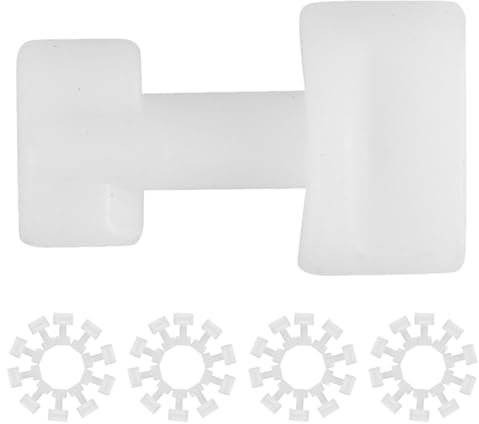 BESPORTBLE 1 Set Concrete Mold Buckles: DIY Planter and Flower Pot Plastic Mold Buckles for Cement Casting - Quick Installation for Planter Mould